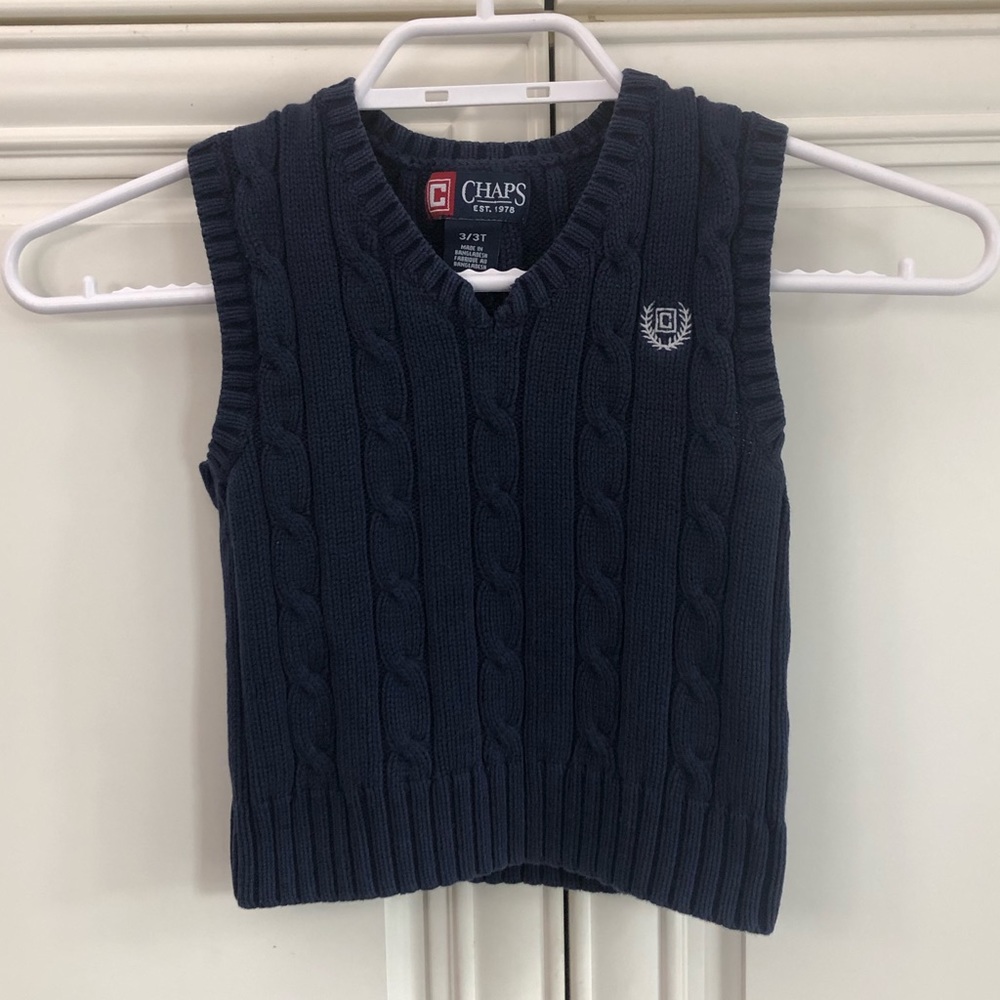 Chaps boys sweater vest